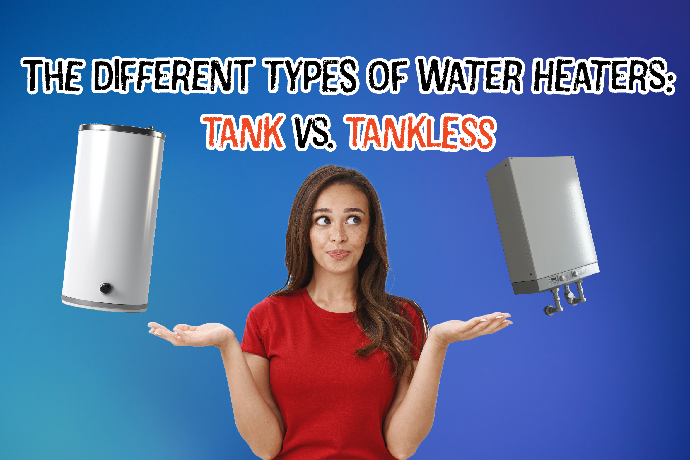 Lancaster, Ohio plumbing blog on the differences between tank and tankless water heaters.